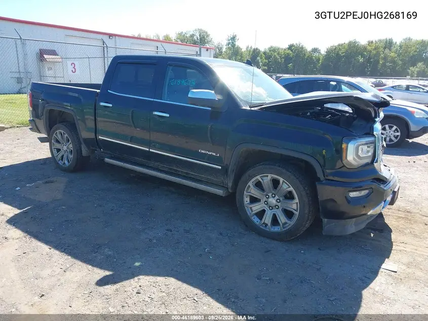 GMC SIERRA 2017, VIN 3GTU2PEJ0HG268169