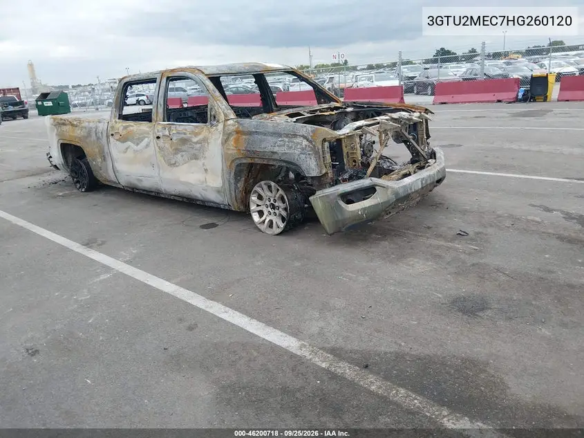 GMC SIERRA 2017, VIN 3GTU2MEC7HG260120