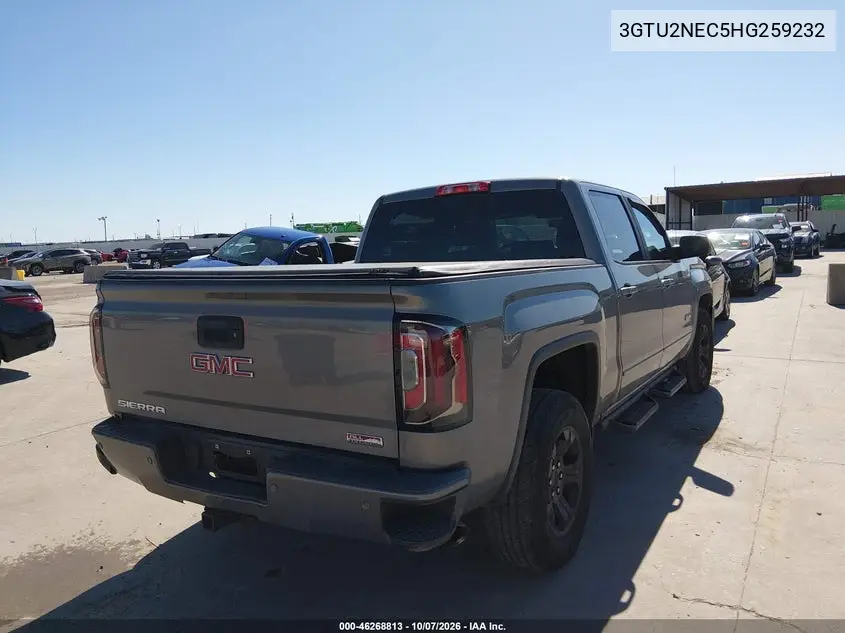 2017 GMC SIERRA VIN 3GTU2NEC5HG259232 — фото 4