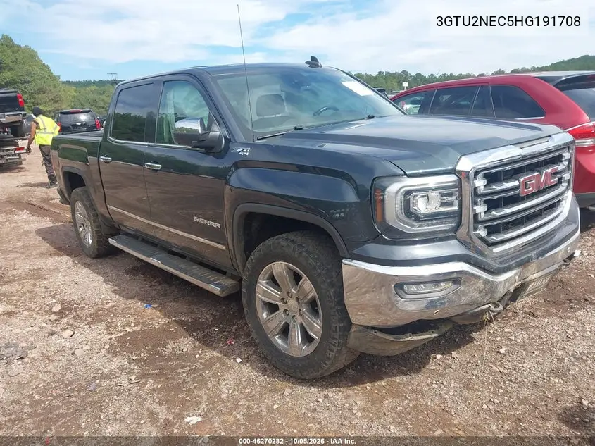 GMC SIERRA 2017, VIN 3GTU2NEC5HG191708