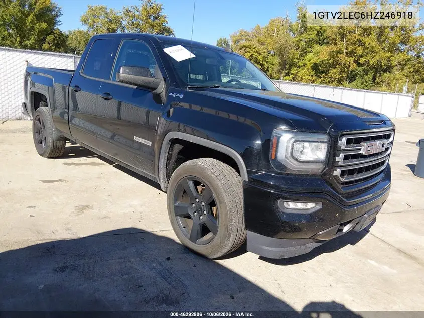 GMC SIERRA 2017, VIN 1GTV2LEC6HZ246918