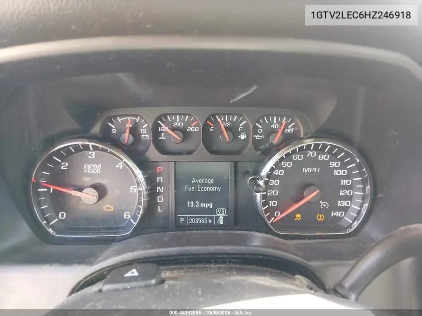 2017 GMC SIERRA VIN 1GTV2LEC6HZ246918 — фото 7