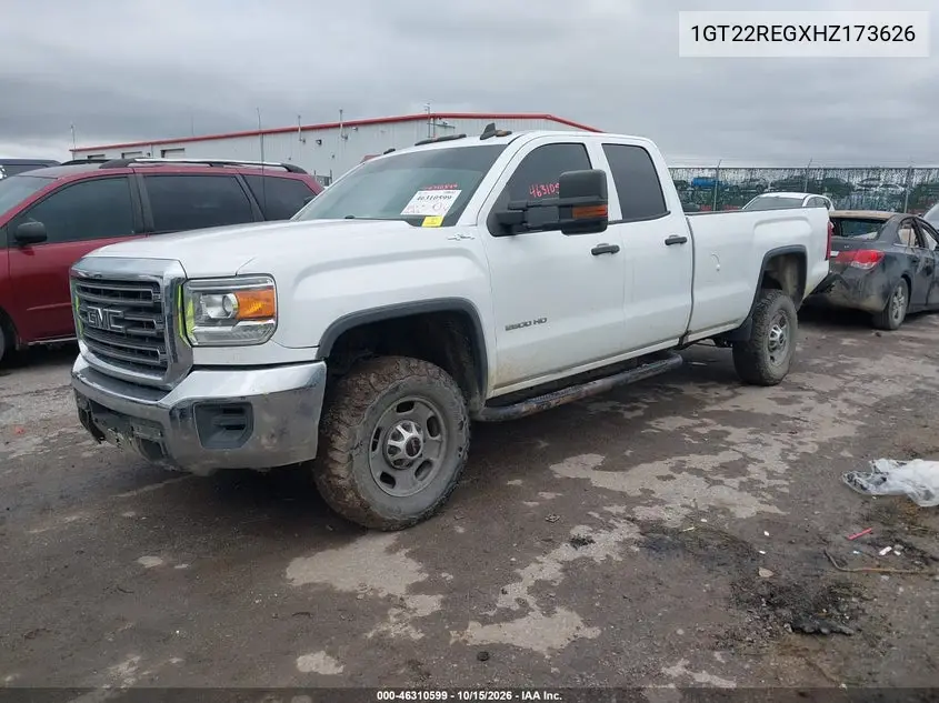 2017 GMC SIERRA VIN 1GT22REGXHZ173626 — фото 2