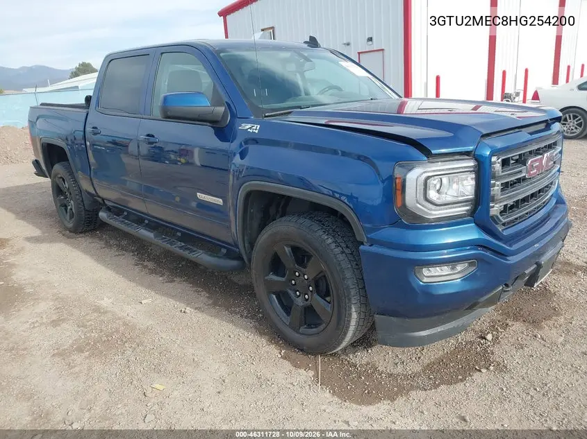 GMC SIERRA 2017, VIN 3GTU2MEC8HG254200