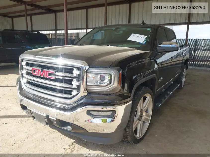 2017 GMC SIERRA VIN 3GTP1NEC2HG363290 — фото 2