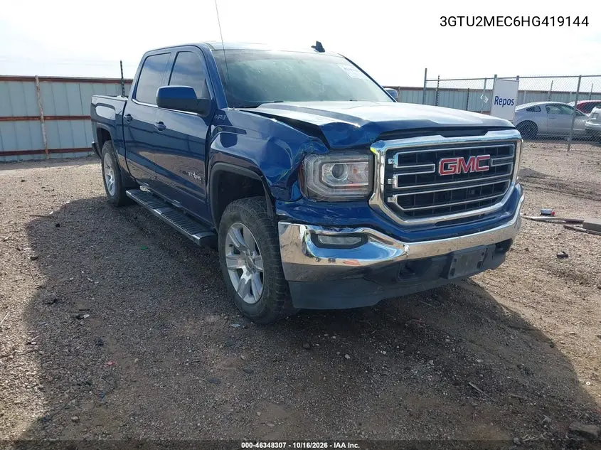 GMC SIERRA 2017, VIN 3GTU2MEC6HG419144