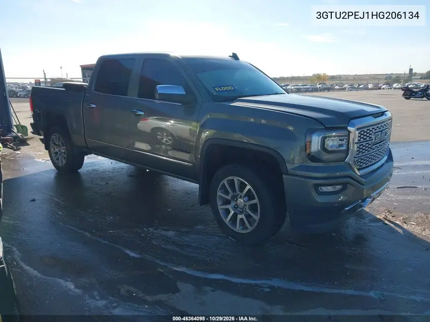 GMC SIERRA 2017, VIN 3GTU2PEJ1HG206134