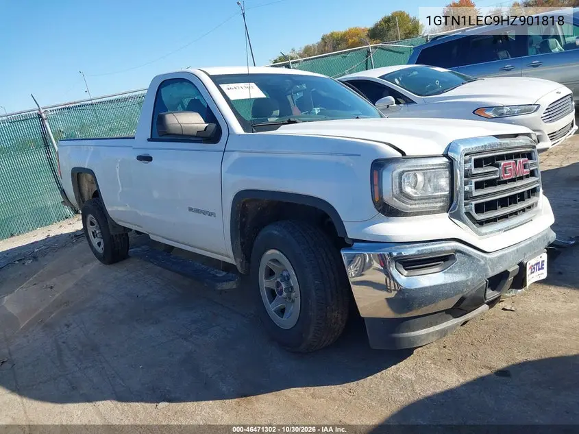 GMC SIERRA 2017, VIN 1GTN1LEC9HZ901818