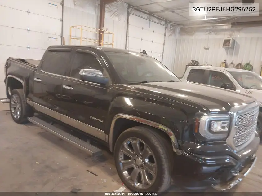 GMC SIERRA 2017, VIN 3GTU2PEJ6HG296252