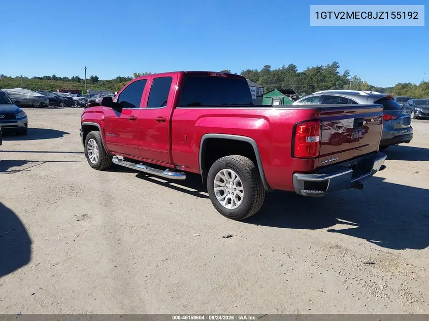 2018 GMC SIERRA VIN 1GTV2MEC8JZ155192 — фото 3