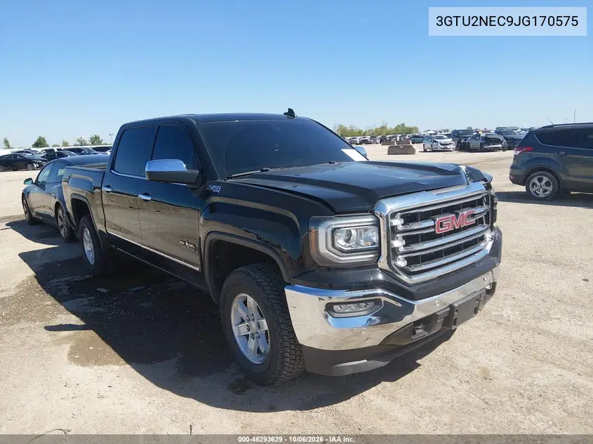 GMC SIERRA 2018, VIN 3GTU2NEC9JG170575