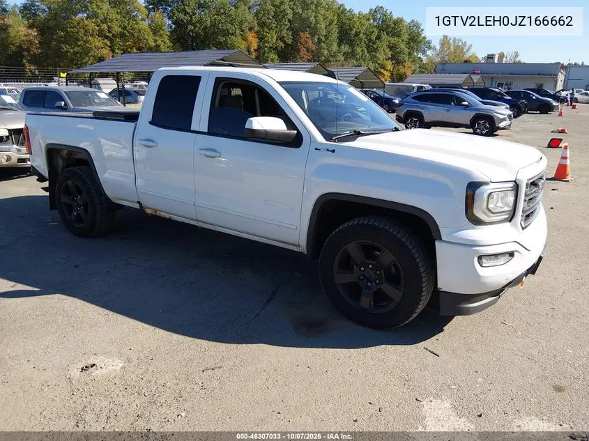 GMC SIERRA 2018, VIN 1GTV2LEH0JZ166662