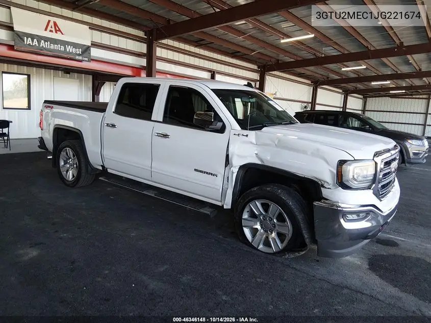 GMC SIERRA 2018, VIN 3GTU2MEC1JG221674