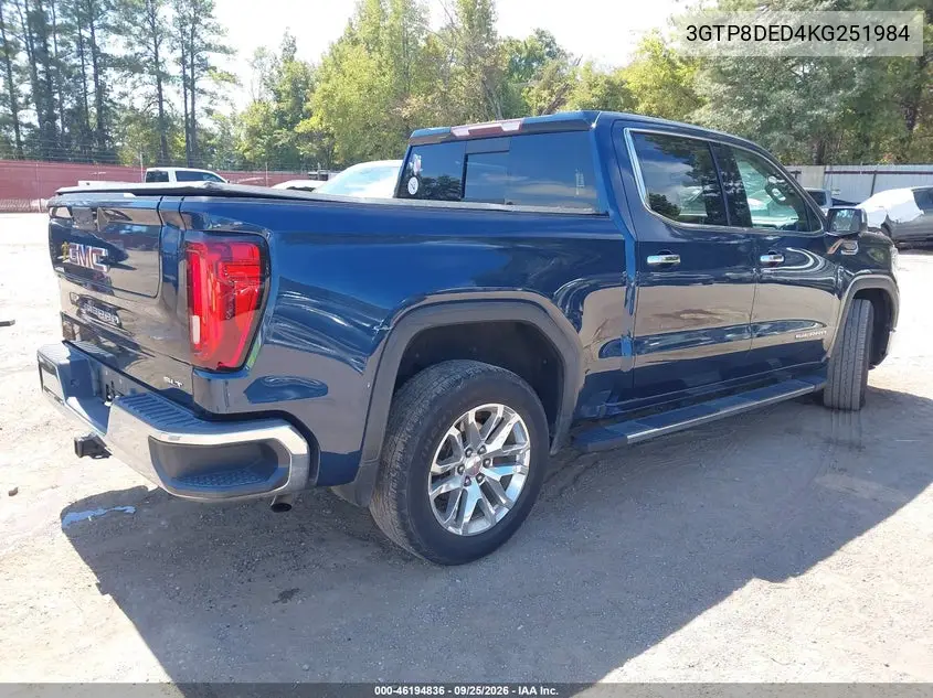 2019 GMC SIERRA VIN 3GTP8DED4KG251984 — фото 4