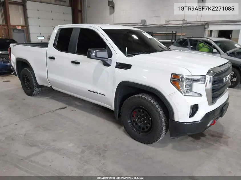 GMC SIERRA 2019, VIN 1GTR9AEF7KZ271085