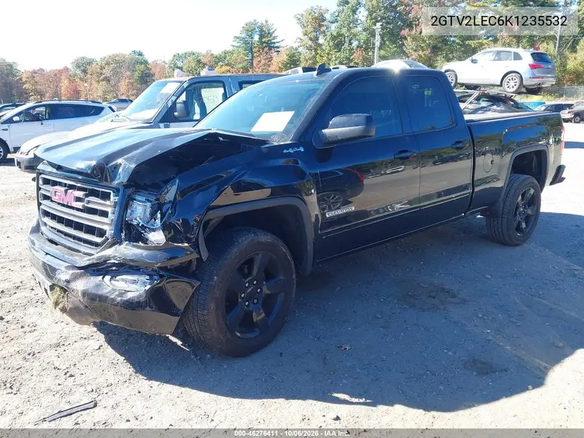 2019 GMC SIERRA VIN 2GTV2LEC6K1235532 — фото 2