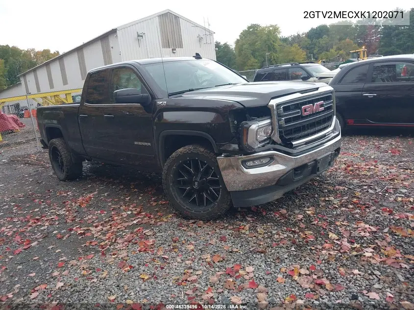 GMC SIERRA 2019, VIN 2GTV2MECXK1202071