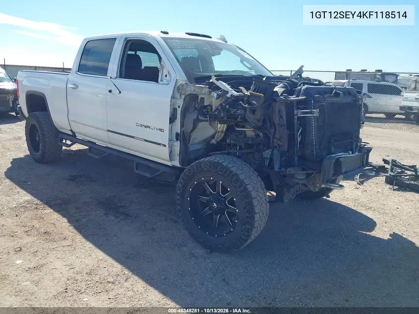GMC SIERRA 2019, VIN 1GT12SEY4KF118514