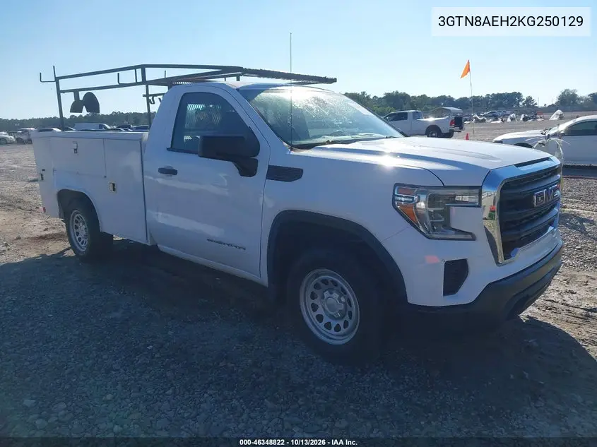 GMC SIERRA 2019, VIN 3GTN8AEH2KG250129