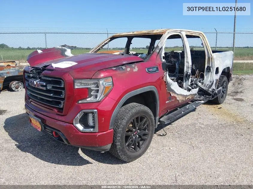 2020 GMC SIERRA VIN 3GTP9EEL1LG251680 — фото 2