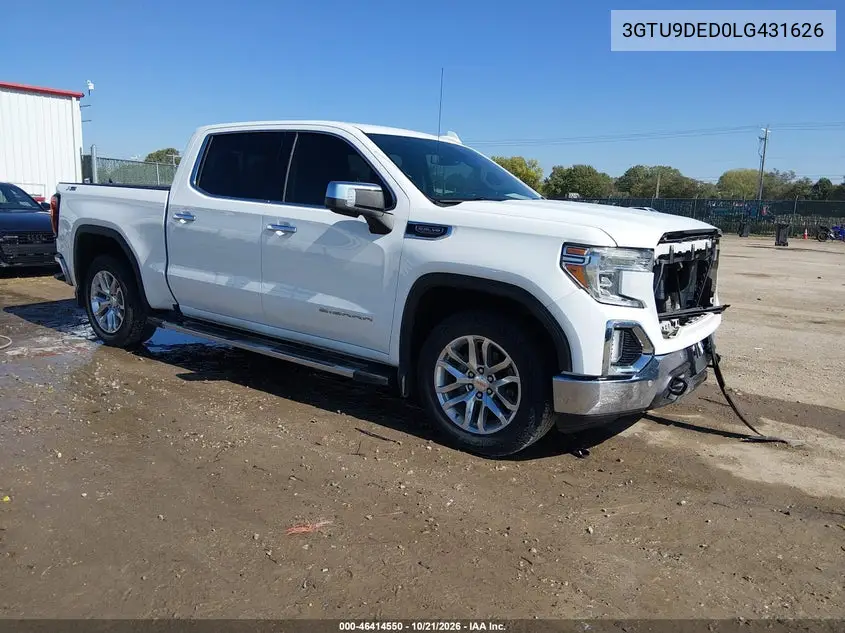 GMC SIERRA 2020, VIN 3GTU9DED0LG431626