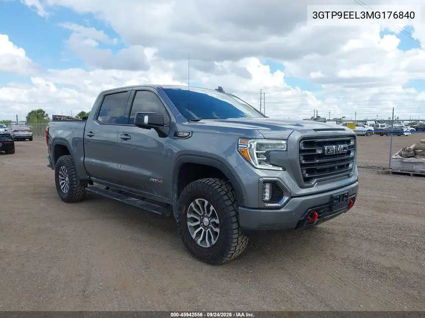 GMC SIERRA 2021, VIN 3GTP9EEL3MG176840
