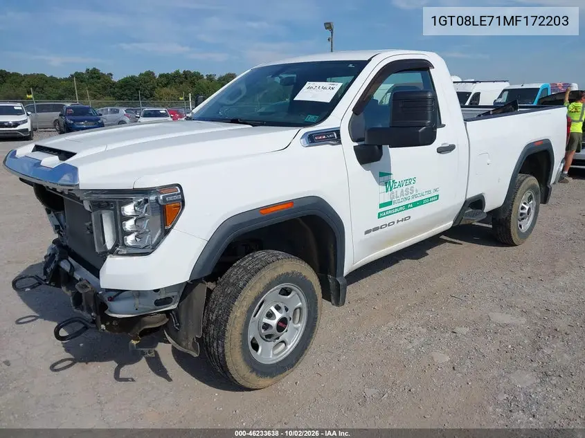 2021 GMC SIERRA VIN 1GT08LE71MF172203 — фото 2