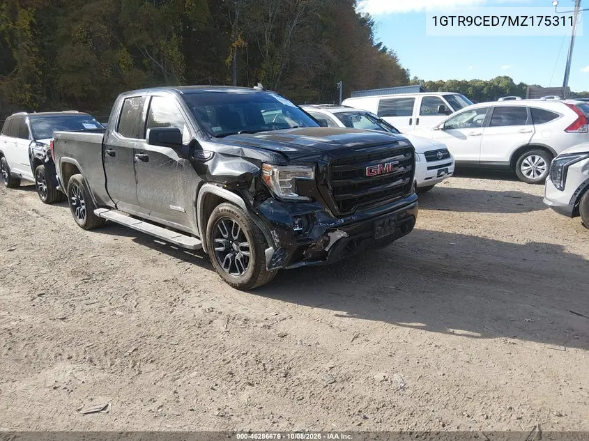 GMC SIERRA 2021, VIN 1GTR9CED7MZ175311