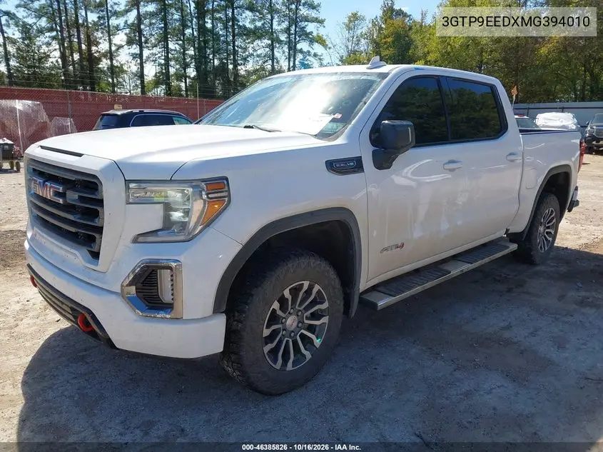 2021 GMC SIERRA VIN 3GTP9EEDXMG394010 — фото 2