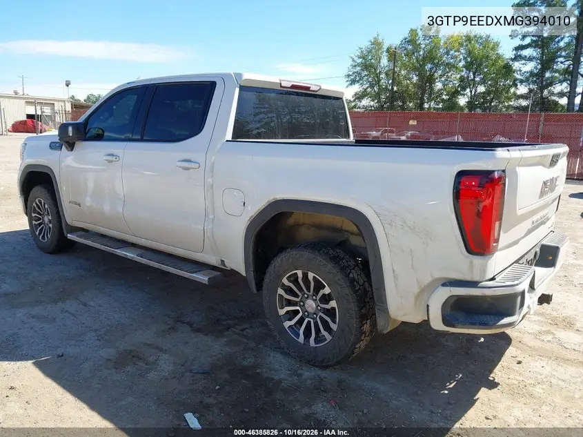 2021 GMC SIERRA VIN 3GTP9EEDXMG394010 — фото 3
