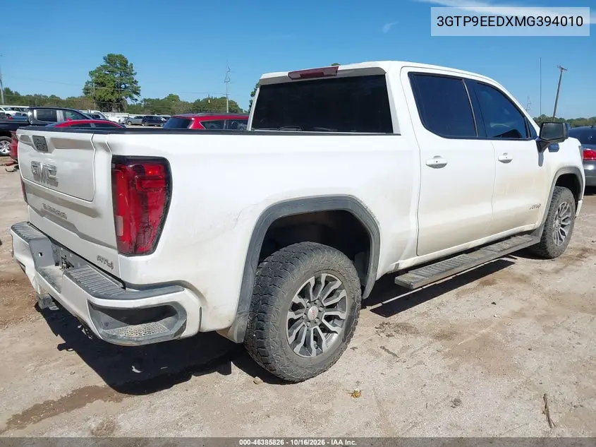2021 GMC SIERRA VIN 3GTP9EEDXMG394010 — фото 4