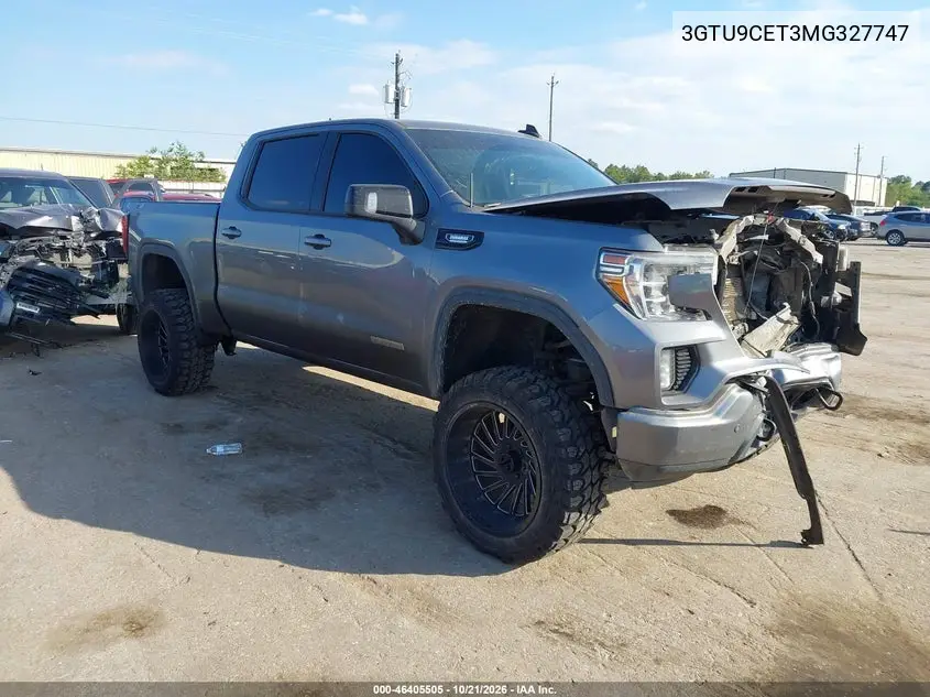 GMC SIERRA 2021, VIN 3GTU9CET3MG327747