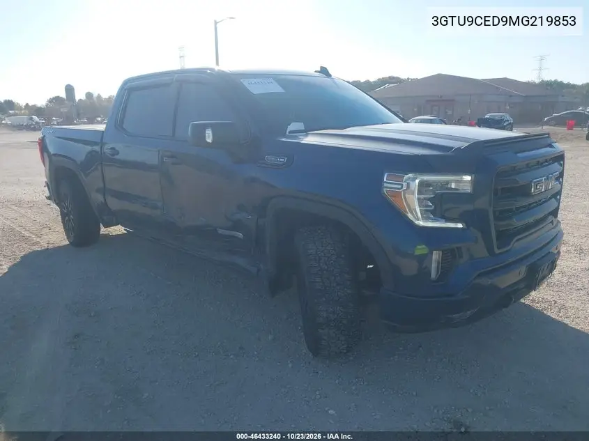GMC SIERRA 2021, VIN 3GTU9CED9MG219853