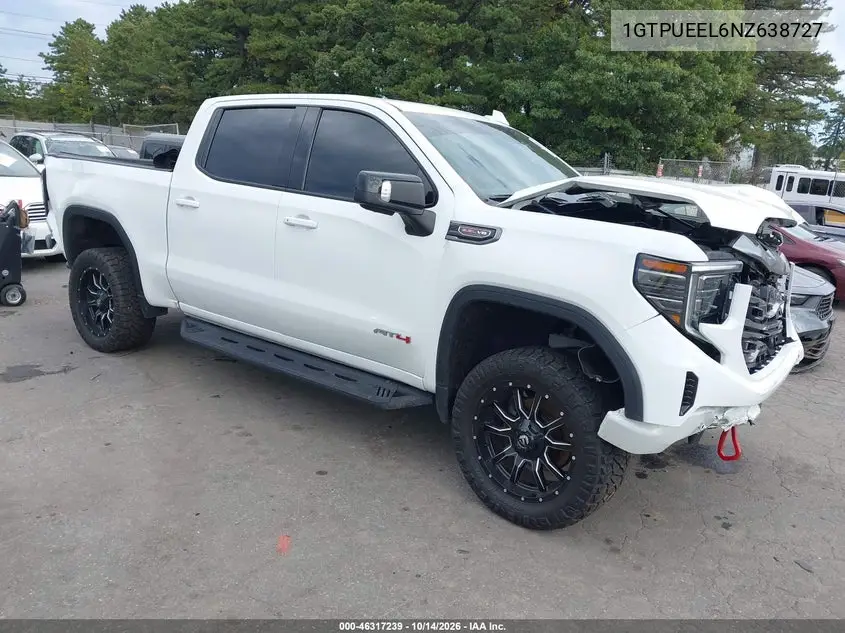GMC SIERRA 2022, VIN 1GTPUEEL6NZ638727