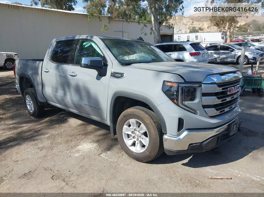 GMC SIERRA 2024, VIN 3GTPHBEK0RG416426