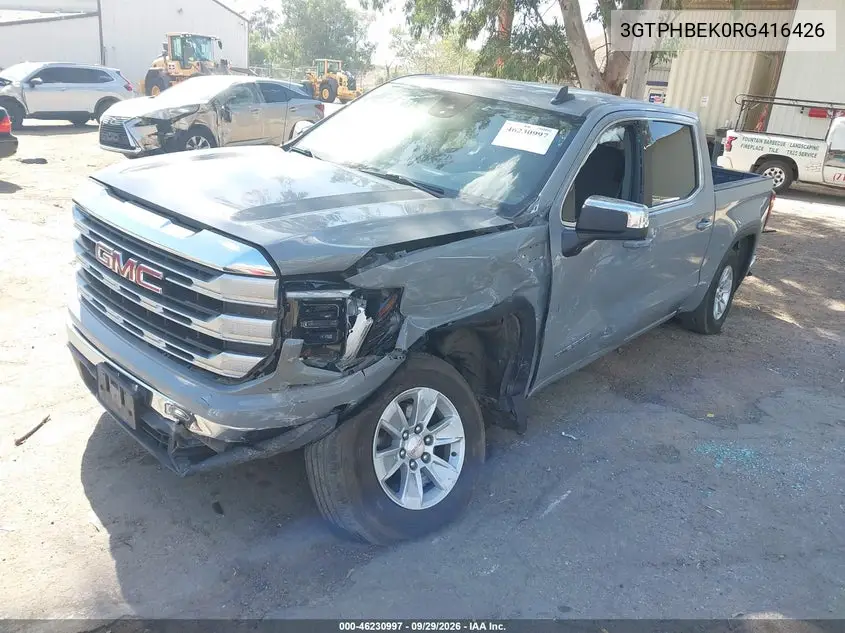 2024 GMC SIERRA VIN 3GTPHBEK0RG416426 — фото 2