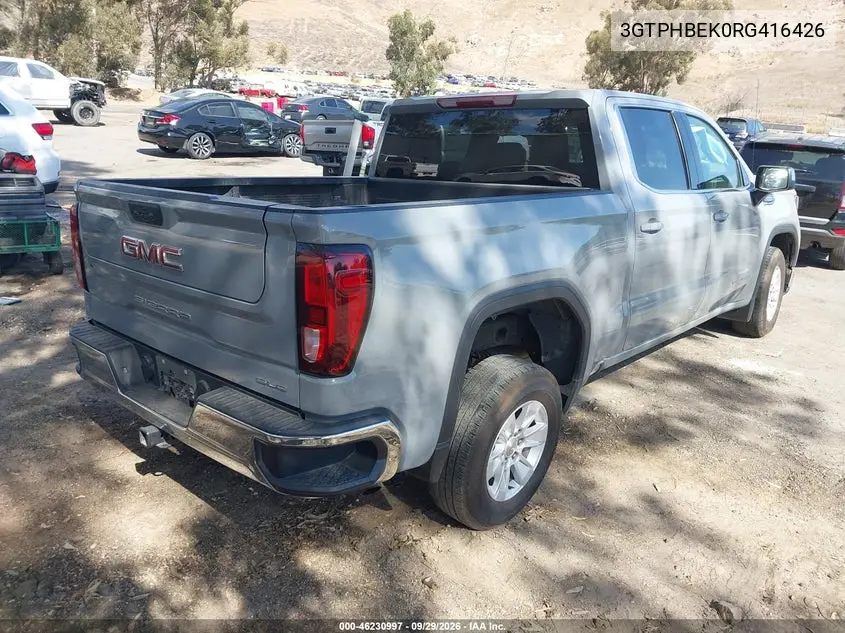 2024 GMC SIERRA VIN 3GTPHBEK0RG416426 — фото 4