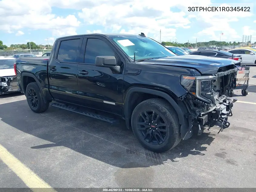 GMC SIERRA 2024, VIN 3GTPHCEK1RG345422