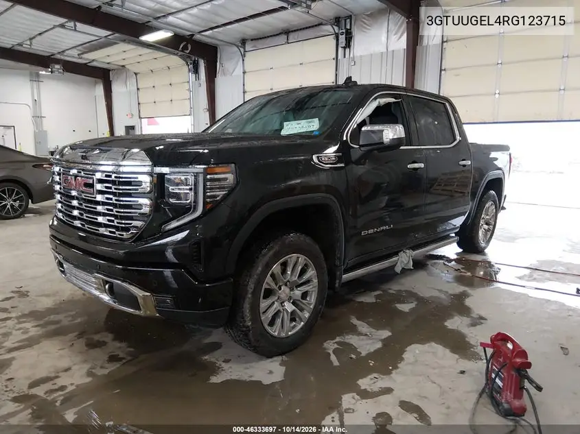 2024 GMC SIERRA VIN 3GTUUGEL4RG123715 — фото 2
