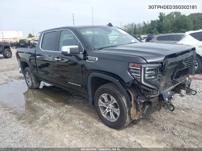 GMC SIERRA 2025, VIN 3GTPHDED3SG302181