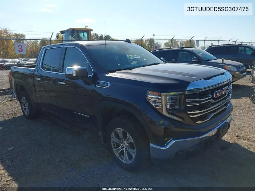GMC SIERRA 2025, VIN 3GTUUDED5SG307476