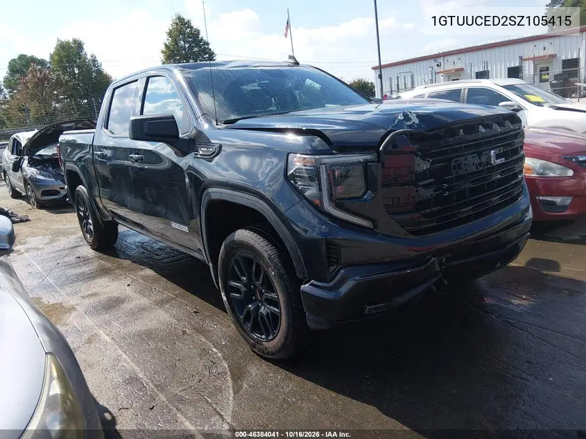GMC SIERRA 2025, VIN 1GTUUCED2SZ105415