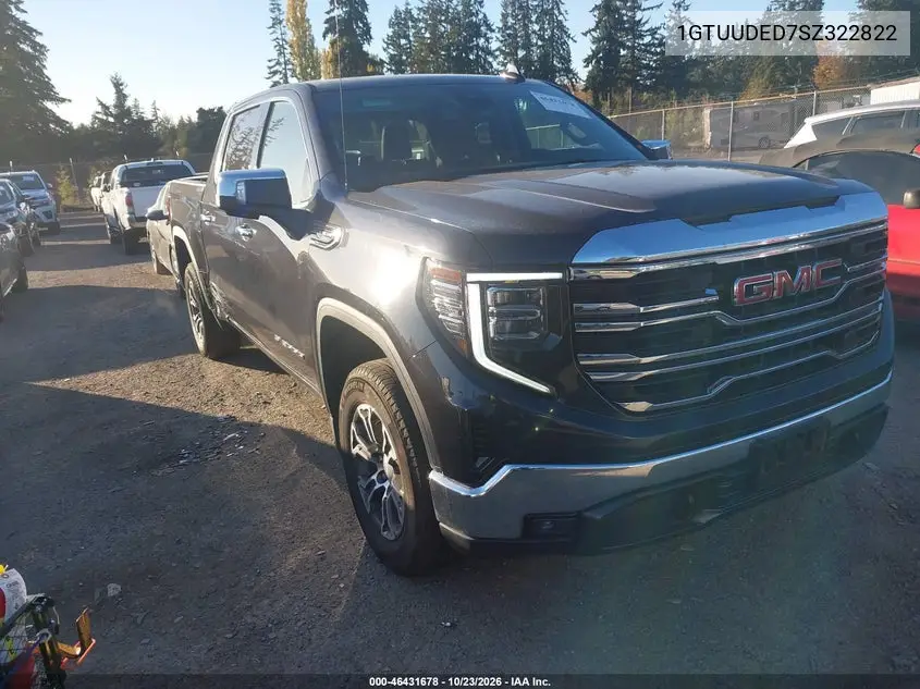 GMC SIERRA 2025, VIN 1GTUUDED7SZ322822