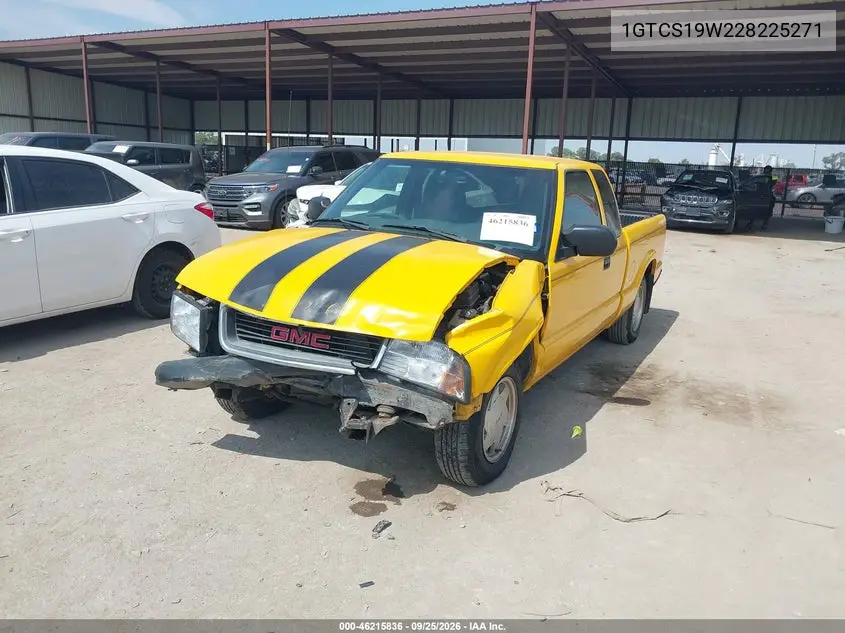 2002 GMC SONOMA VIN 1GTCS19W228225271 — фото 2