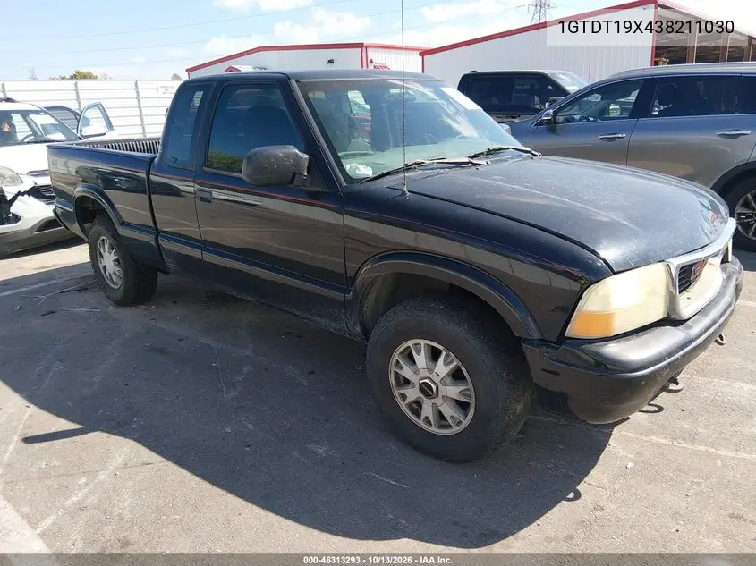 GMC SONOMA 2003, VIN 1GTDT19X438211030
