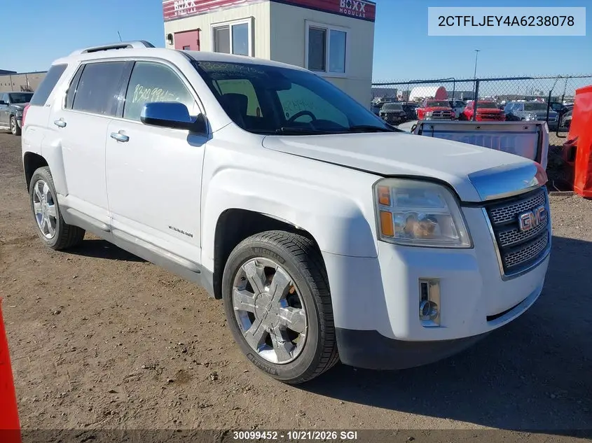 GMC TERRAIN 2010, VIN 2CTFLJEY4A6238078