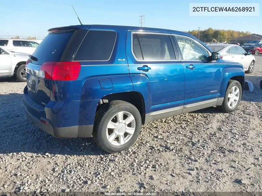 2010 GMC TERRAIN VIN 2CTFLCEW4A6268921 — фото 4