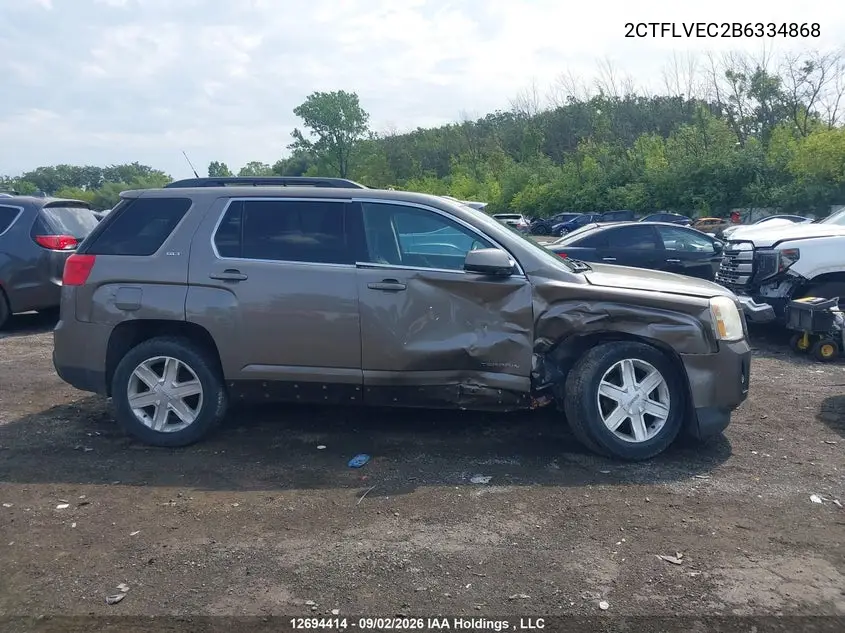 GMC TERRAIN 2011, VIN 2CTFLVEC2B6334868