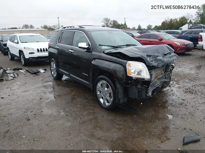 GMC TERRAIN 2011, VIN 2CTFLWE50B6278436