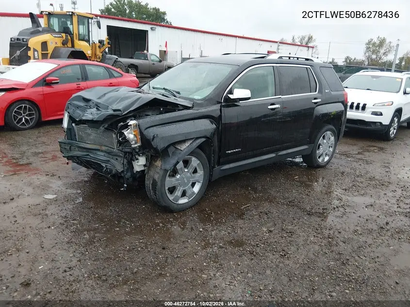 2011 GMC TERRAIN VIN 2CTFLWE50B6278436 — фото 2
